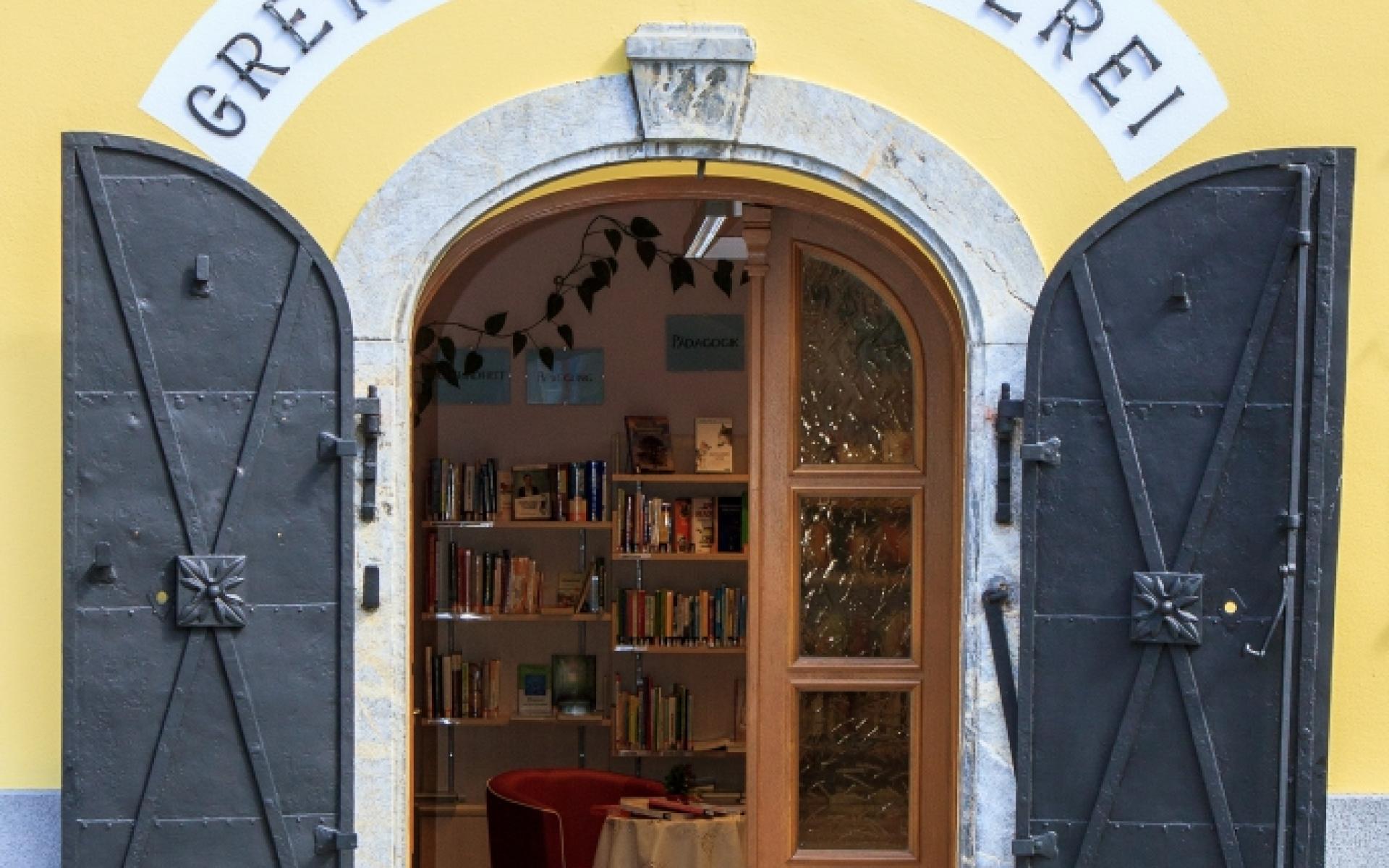 Büchereieingang Grenzlandbücherei Eibiswald